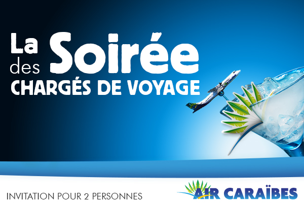 Invitation soirée Air Caraïbes